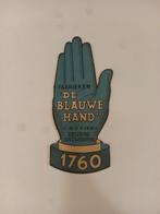 Bladwijzer De Blauwe Hand - Vintage reclame, Ophalen of Verzenden, Zo goed als nieuw, Reclame