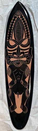 plaque murale Tiki 50 cm en bois d albesia, Antiek en Kunst, Ophalen of Verzenden