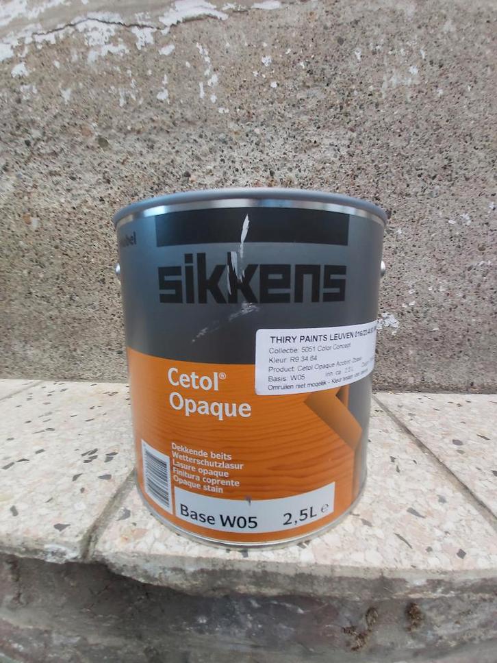 Teinture opaque - Cetol Opaque, Bricolage & Construction, Peinture, Vernis & Laque, Neuf, Lasure, Moins de 5 litres, Bleu, Enlèvement