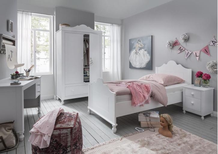 Klaudia Tienerkamer wit, zelf samen te stellen, Kinderen en Baby's, Kinderkamer | Bedden