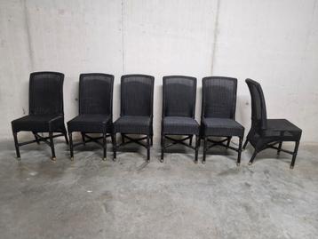 Lot de 6 chaises en osier Vincent Sheppard, Enlèvement, Utilisé