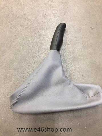 Handremhoes BMW E46 grijs leer  beschikbaar voor biedingen