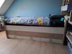 Eenpersoonsbed jongen of meisje, Huis en Inrichting, Ophalen, Gebruikt, Eenpersoons, Wit