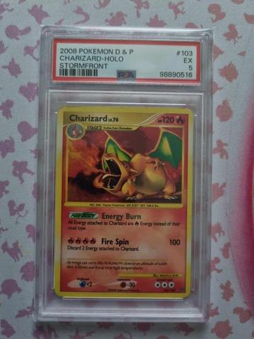Charizard Stormfront PSA 5 beschikbaar voor biedingen
