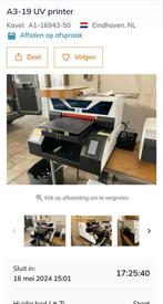 TEXTIEL PRINTER SDTG/DTF/FOTO OPRUIMING, Ophalen of Verzenden, Printer