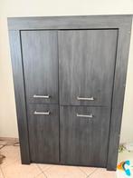 Eettafel met 6 stoelen + vitrinekast, Huis en Inrichting, Tafels | Eettafels, Ophalen, Gebruikt