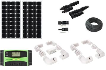 340Wp (daglicht) zonnepaneel - set voor camper mobile home beschikbaar voor biedingen