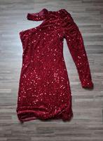 Feestkleed, Kleding | Dames, Cocktailjurk, Ophalen of Verzenden, Maat 36 (S), Rood