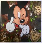 Mickey Mouse op doek exclusief, Antiek en Kunst, Ophalen