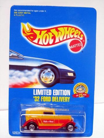 '32 Ford Delivery "Malt-O-Meal” Hot Wheels Limited Edition