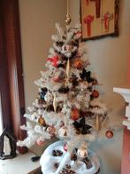 Witte kerstboom met decoratie afhalen Gullegem, Ophalen, Zo goed als nieuw