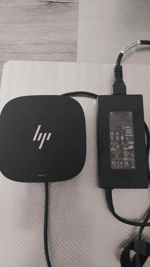 HP USB-C G5 docking station zwart als nieuw, Computers en Software, Dockingstations, Zo goed als nieuw, Docking station, Laptop