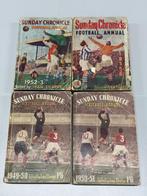 4X Antiek Voetbal boeken 1949-1955 antieke sport boek soccer, Verzamelen, Sportartikelen en Voetbal, Ophalen of Verzenden, Gebruikt