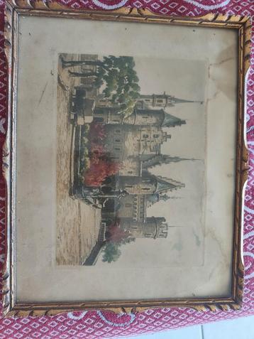 Gravure 60/500 Anvers Le Steen, Antiquités & Art, Enlèvement