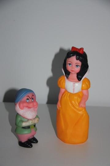 Disney retro piep popjes sneeuwwitje en grumpy  beschikbaar voor biedingen