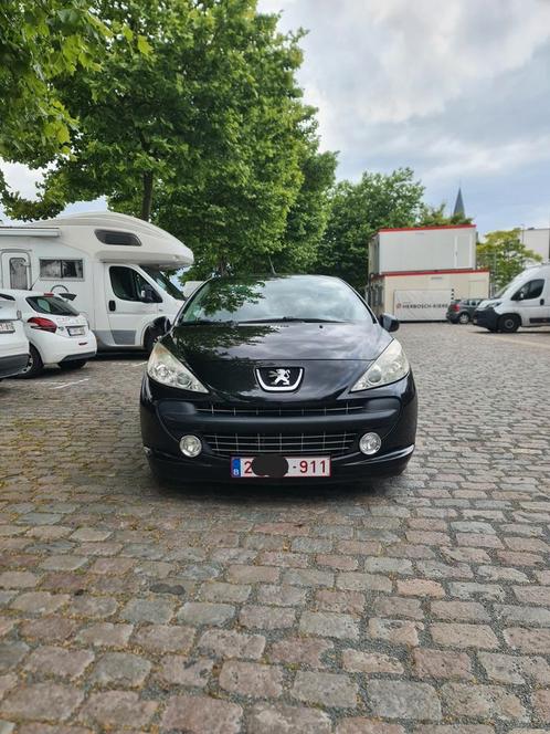 Peugeot 207cc Roland Garros – Cabrio – 2009 – Zwart, Auto's, Peugeot, Particulier, ABS, Adaptieve lichten, Adaptive Cruise Control