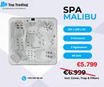 Jacuzzi Malibu (Balboa) - 5 pers. - 220x220cm - 68 jets!, Ophalen of Verzenden, Nieuw, Filter