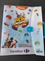 Map Carrefour met ongeveer 60 Disney pins. Half gevuld., Comme neuf, Enlèvement ou Envoi