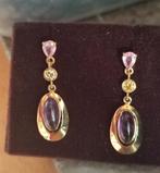 Exclusieve oorhangers met amethist,  gele diamanten, spinel, Enlèvement ou Envoi, Or, Comme neuf, Or