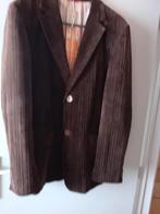 Heren blazer - vest in ribfluweel maat L 50/52, Ophalen, Overige maten, Bruin, Jack & Jones