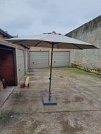 Paraplu met voet (af te halen in Blankenberge), Tuin en Terras, Parasols, Ophalen of Verzenden, Zo goed als nieuw