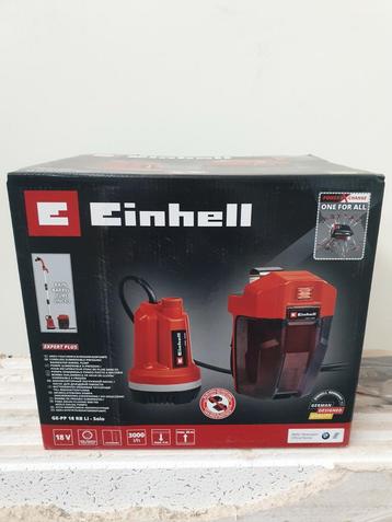 NIEUW EINHELL 18V schoonwaterafvoerpomp beschikbaar voor biedingen
