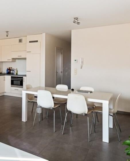 Eettafel, Huis en Inrichting, Tafels | Eettafels, Ophalen, Kunststof, Gebruikt, 50 tot 100 cm