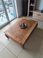 Salontafel van massief hout OPIUM | Maison Du Monde, Ophalen, 100 tot 150 cm, Eikenhout, 50 tot 100 cm