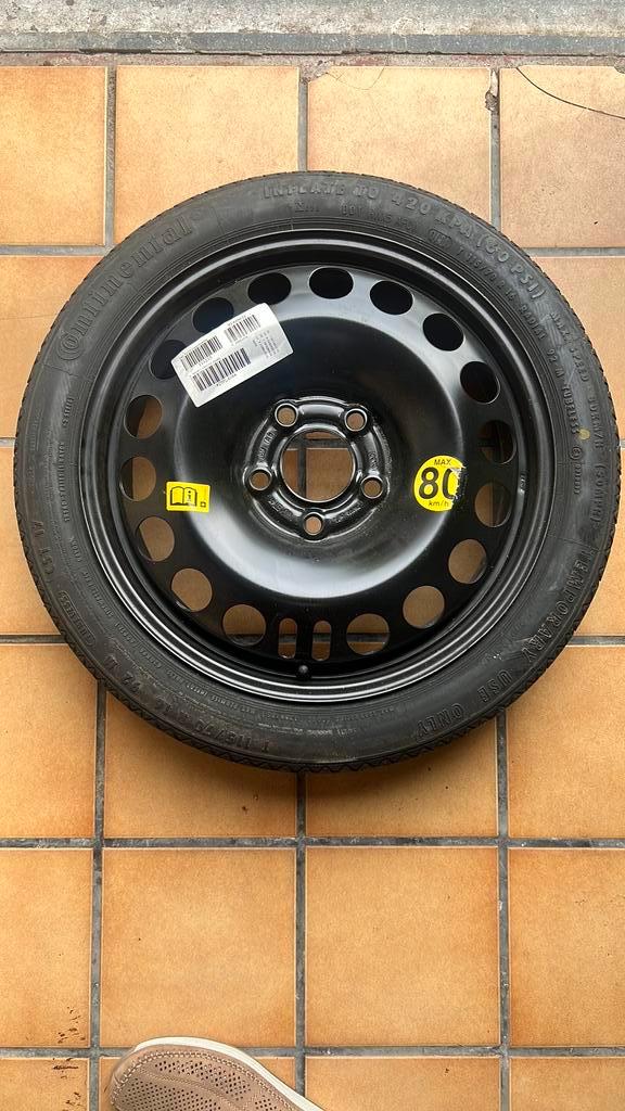 Reservewiel Continental T115/70 R16 – Nieuwstaat, Autos : Pièces & Accessoires, Pneus & Jantes, Pneus et Jantes, 4 Saisons, Véhicule de tourisme