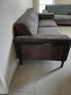 Set van 2x Identieke 2-Zits Zetels – Donkerbruin/Taupe, Ophalen, Gebruikt, Stof