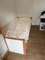 Bed 200 x 100 cm + lattenbodem, Huis en Inrichting, Ophalen, Eenpersoons, Wit, 200 cm