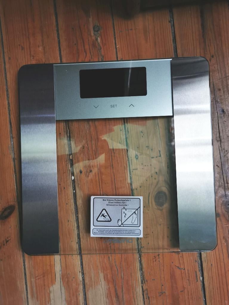 Digitale lichaamsanalyse weegschaal Ambiano, Electroménager, Balances, 100 kg ou plus, Enlèvement ou Envoi, 1 à 500 grammes, Pèse-personne