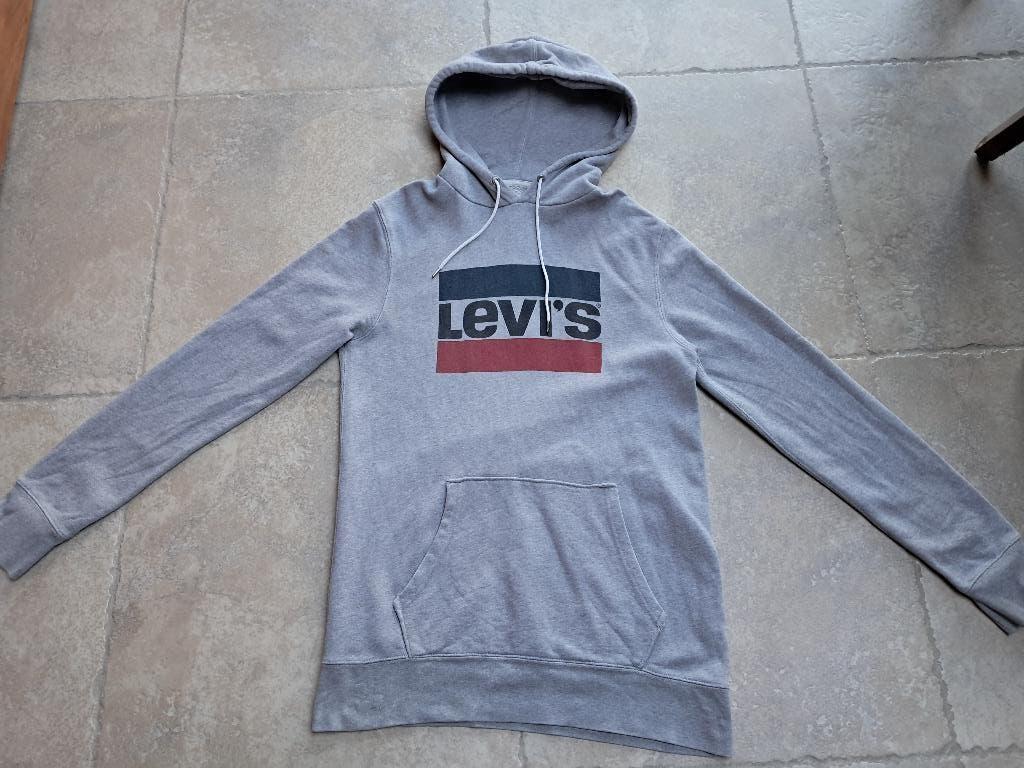 Merk Levi's : hoodie mt medium (zie foto's), Levi's, Maat 48/50 (M), Ophalen of Verzenden, Grijs