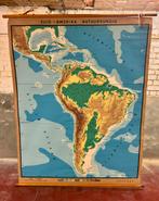 Lot oude schoolkaarten jaren 50-70, Antiek en Kunst, Ophalen