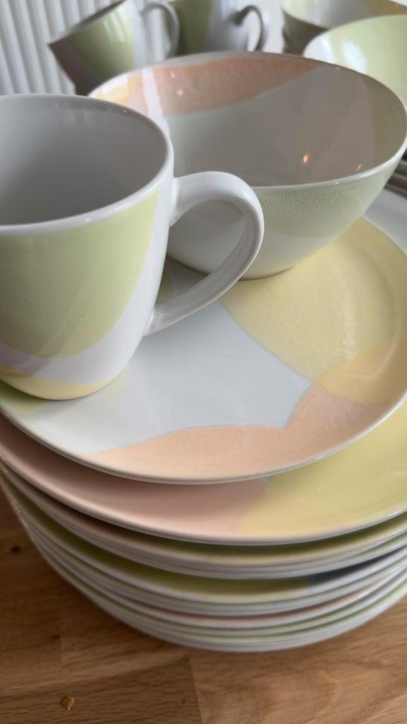 Service vaisselle, Maison & Meubles, Cuisine | Vaisselle, Utilisé, Service complet, Autres styles, Céramique, Enlèvement