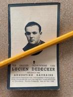 GUERRE 40-45 Bombardement MAI 1944 DEDECKER Aartrijke, Collections, Enlèvement ou Envoi, Image pieuse