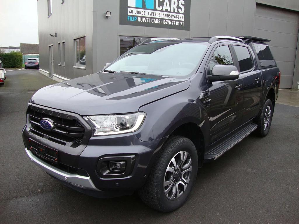 Ford Ranger 212pk, ALU.CAB voor daktent, camera, btw in, led, Automaat, 4 deurs, Gebruikt, 4 cilinders