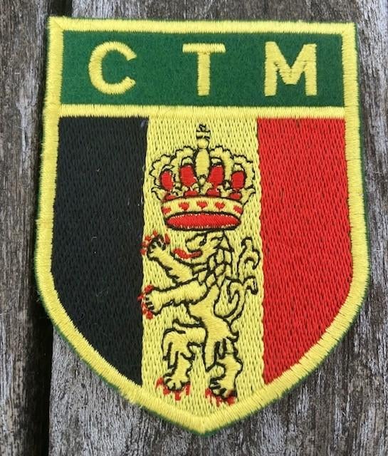 CTM badge cooperation Technique Militaire (groen), Verzamelen, Ophalen of Verzenden, Landmacht, Embleem of Badge