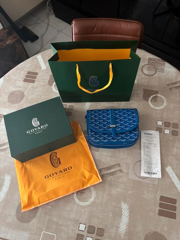 Goyard belvedere, Bijoux, Sacs & Beauté, Sacs | Sacs à bandoulière, Comme neuf, Bleu, Enlèvement