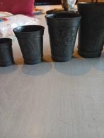 Tinnen bekers, Ophalen of Verzenden