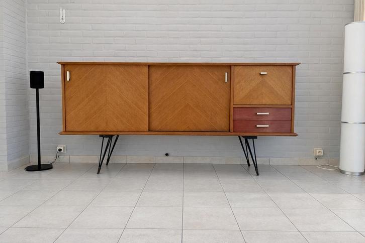 Vintage dressoir / sideboard Mid-Century, Huis en Inrichting, Kasten | Dressoirs, Ophalen