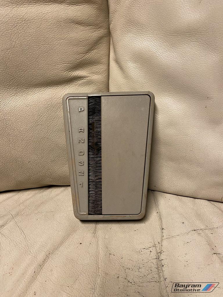 Bmw E28 automaat selectie plaat beige middenconsole 5-serie, Gebruikt, -, -, Ophalen of Verzenden