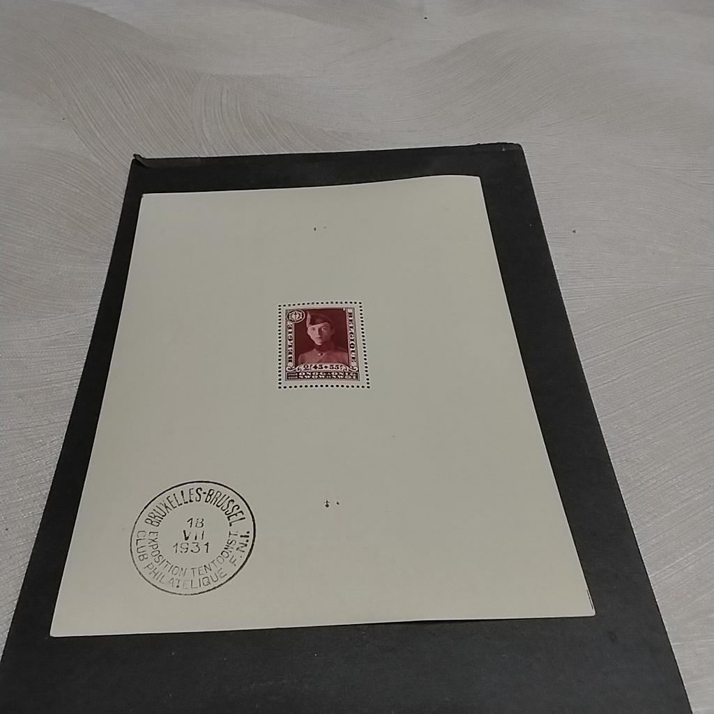 BELGIE Blok 3 scharnier en cote 300,00 €, Ophalen of Verzenden