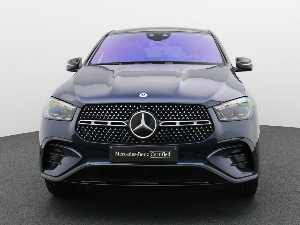 Mercedes-Benz GLE 400 e AMG Line Coupé + PANO + BURMESTER +, 4 cilinders, Blauw, 26 kWh, Bedrijf