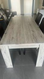 Tafel+6stoelen 75 hoog 90 breed 190 lang, Huis en Inrichting, Ophalen, Gebruikt