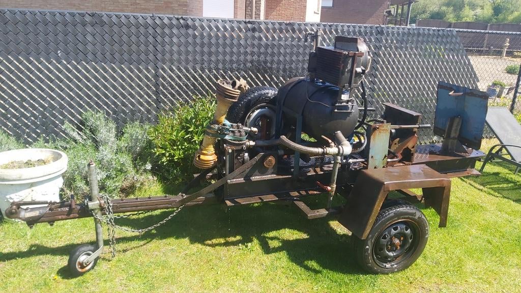 Kliefmachine met cardan, Ophalen, Gebruikt