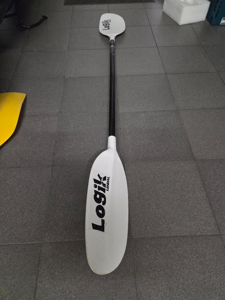 wildwater kinder kajak peddel, Ophalen, Gebruikt, Dubbelbladige peddel