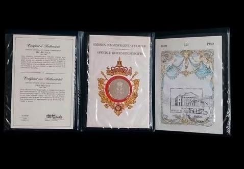 Medaille / België / Zilver .925 / 1980 / Belgica / PROOF, Postzegels en Munten, Munten | Europa | Niet-Euromunten, Losse munt