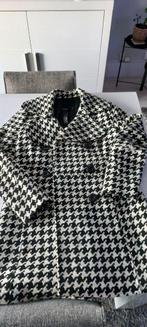 Dames mantel zwart wit 40, Ophalen of Verzenden, Maat 38/40 (M), Wit