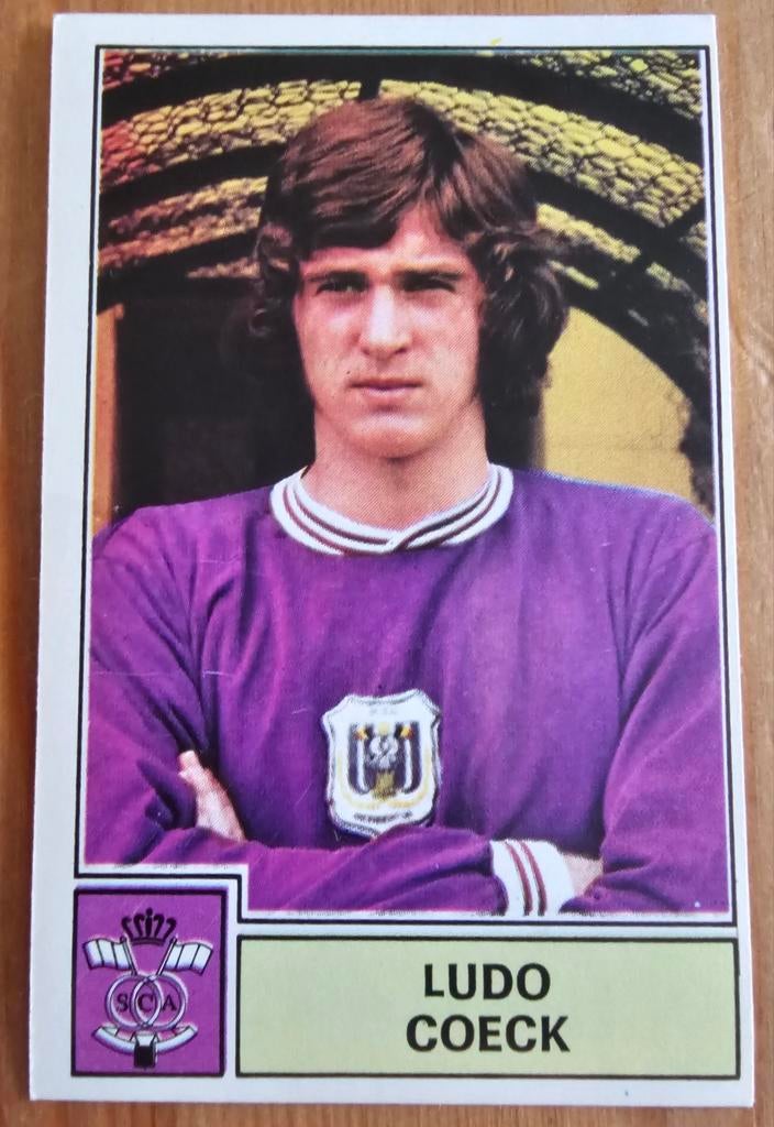 Panini Football 72-73 #15 Ludo Coeck SC Anderlecht Voetbal!, Ophalen of Verzenden, Zo goed als nieuw, Sticker